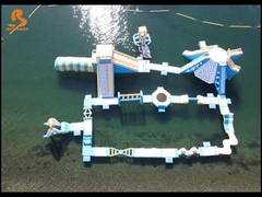 حديقة مائية عائمة قابلة للنفخ ألعاب حديقة مائية عائمة 0.9mm PVC