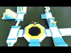 الترامبولين المياه العائمة على الماء مادة PVC قابلة للنفخ