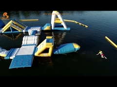 وسادة القفز المائية المنفخة