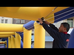 أول حبل انزلاقي عائم في العالم تصنعه Bouncia. هل ترغب في تجربة حديقتك؟