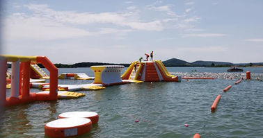 France Inflatable Aqua Park Games With TUV Certification For Lake